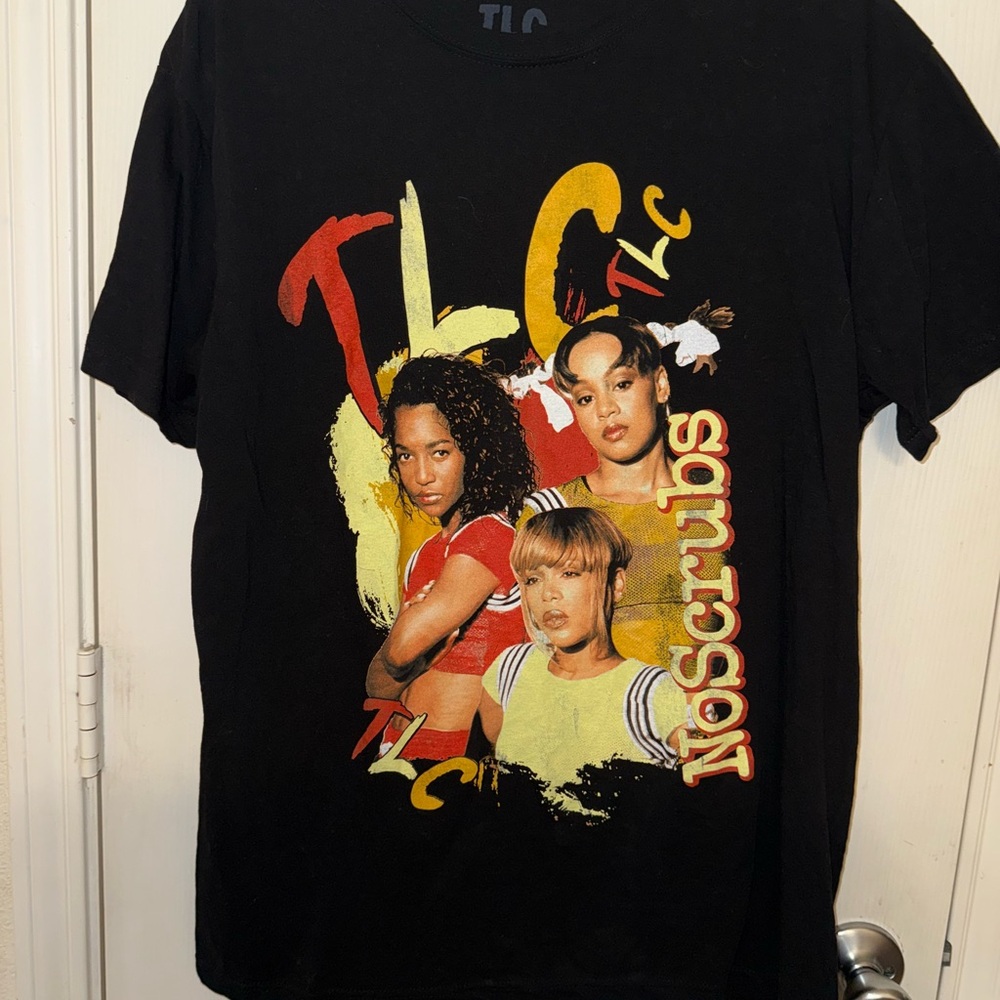 TLC Black and Red Short Sleeve Tee